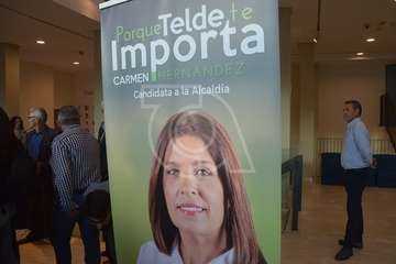 Nueva Canarias llena el aforo en la presentación de su candidatura al Ayuntamiento de Telde (Foto TA)